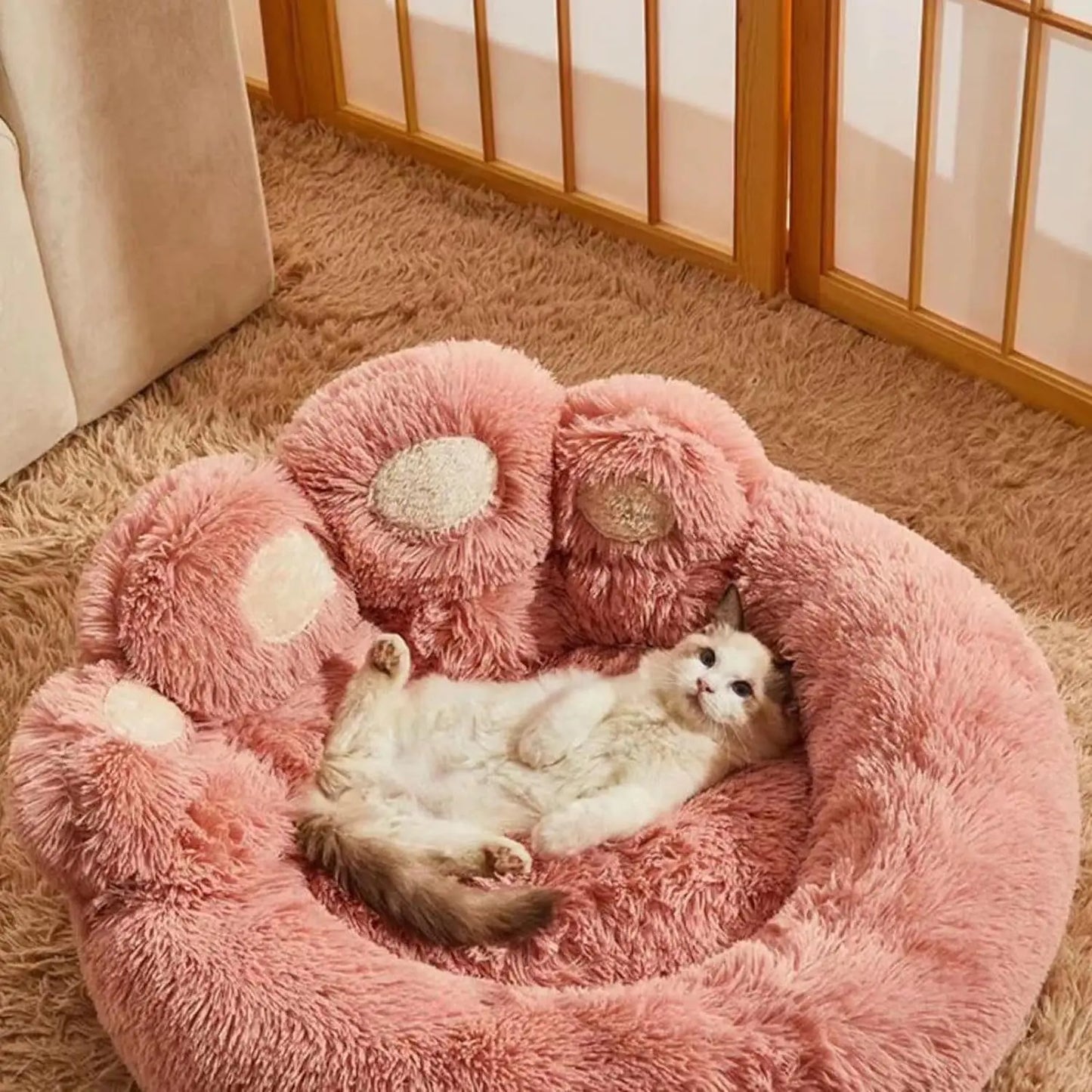 Cama confortable de algodón suave