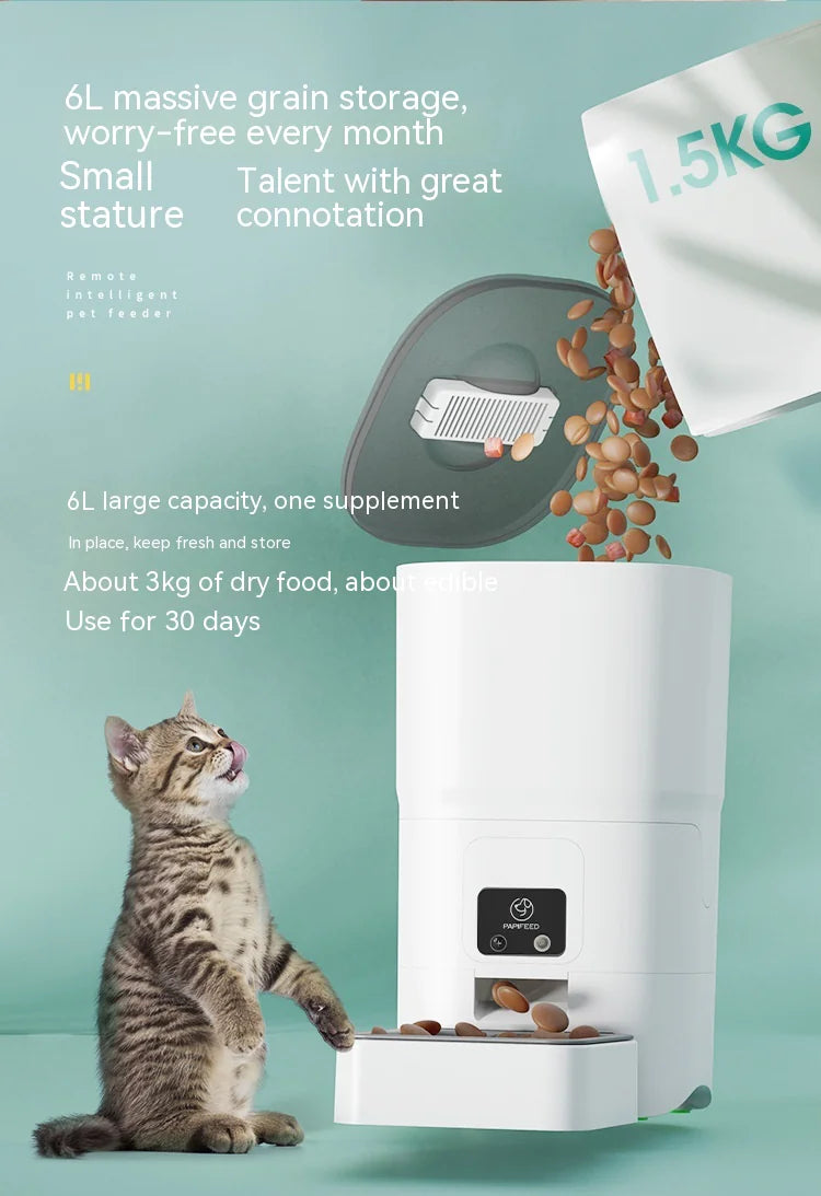 Comedero Automático para Mascotas de 6L