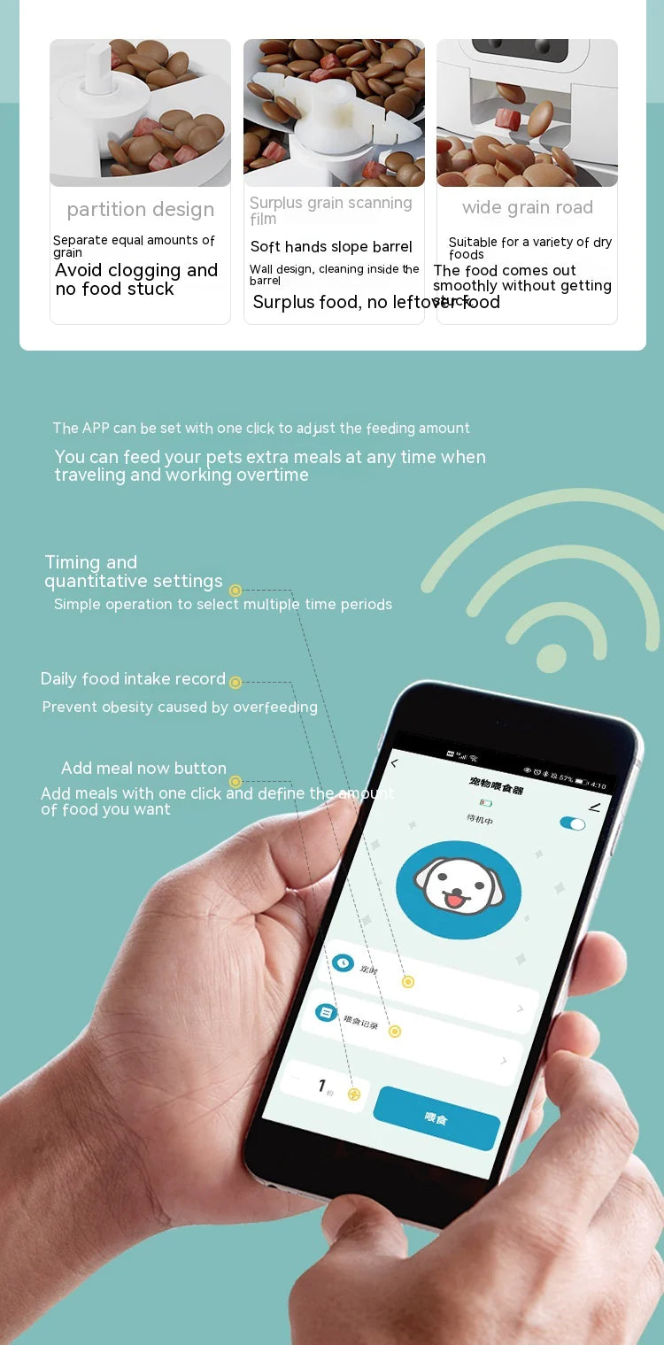 Comedero Automático para Mascotas de 6L