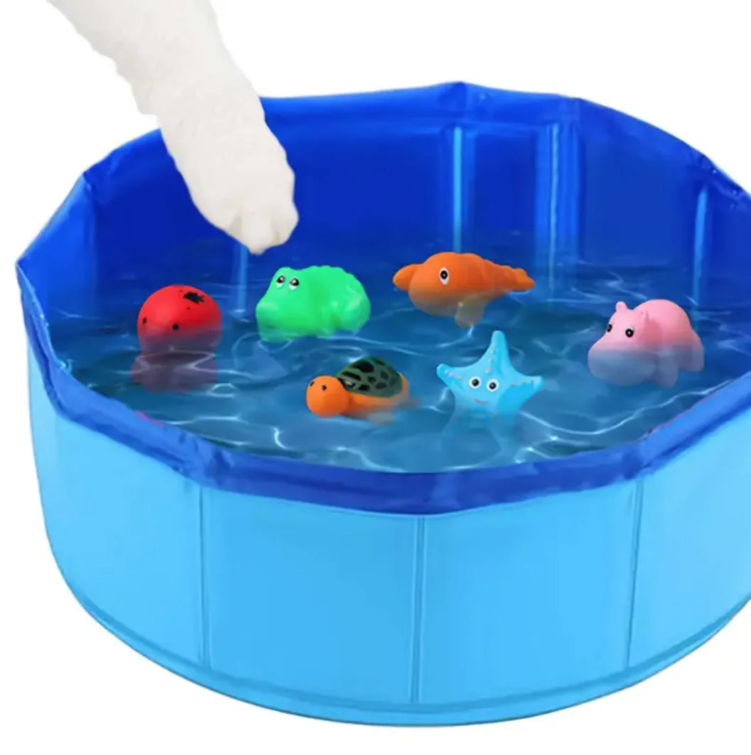 Piscina Plegable con Juguetes