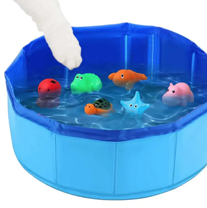 Piscina Plegable con Juguetes
