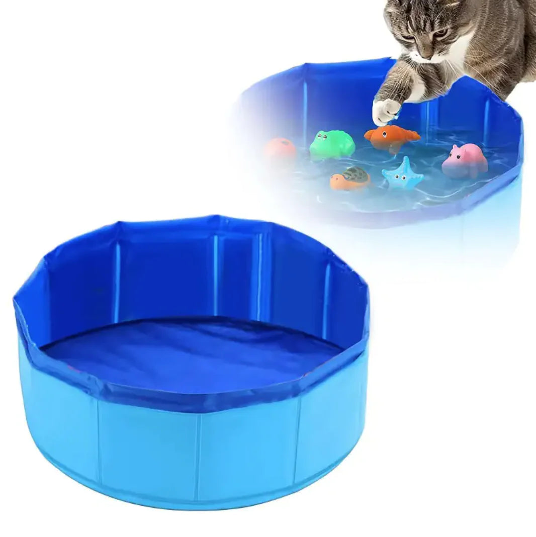 Piscina Plegable con Juguetes