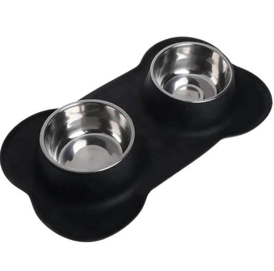 Tapete de Silicona con Forma de Hueso para Cuencos
