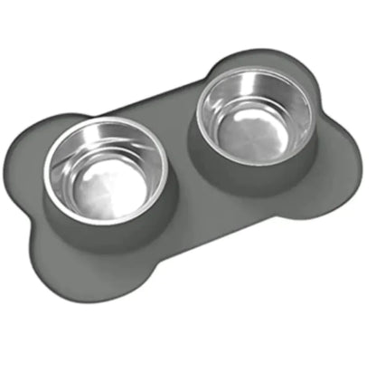 Tapete de Silicona con Forma de Hueso para Cuencos