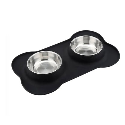 Tapete de Silicona con Forma de Hueso para Cuencos