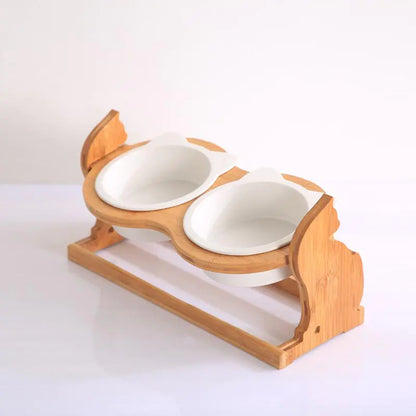 Cuenco con Soporte Ajustable en Altura